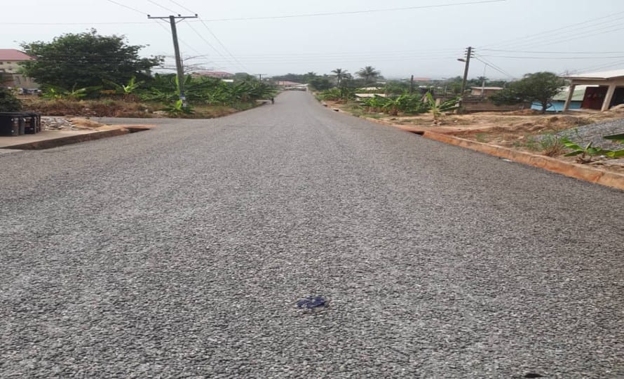 Construction of Bornya Road