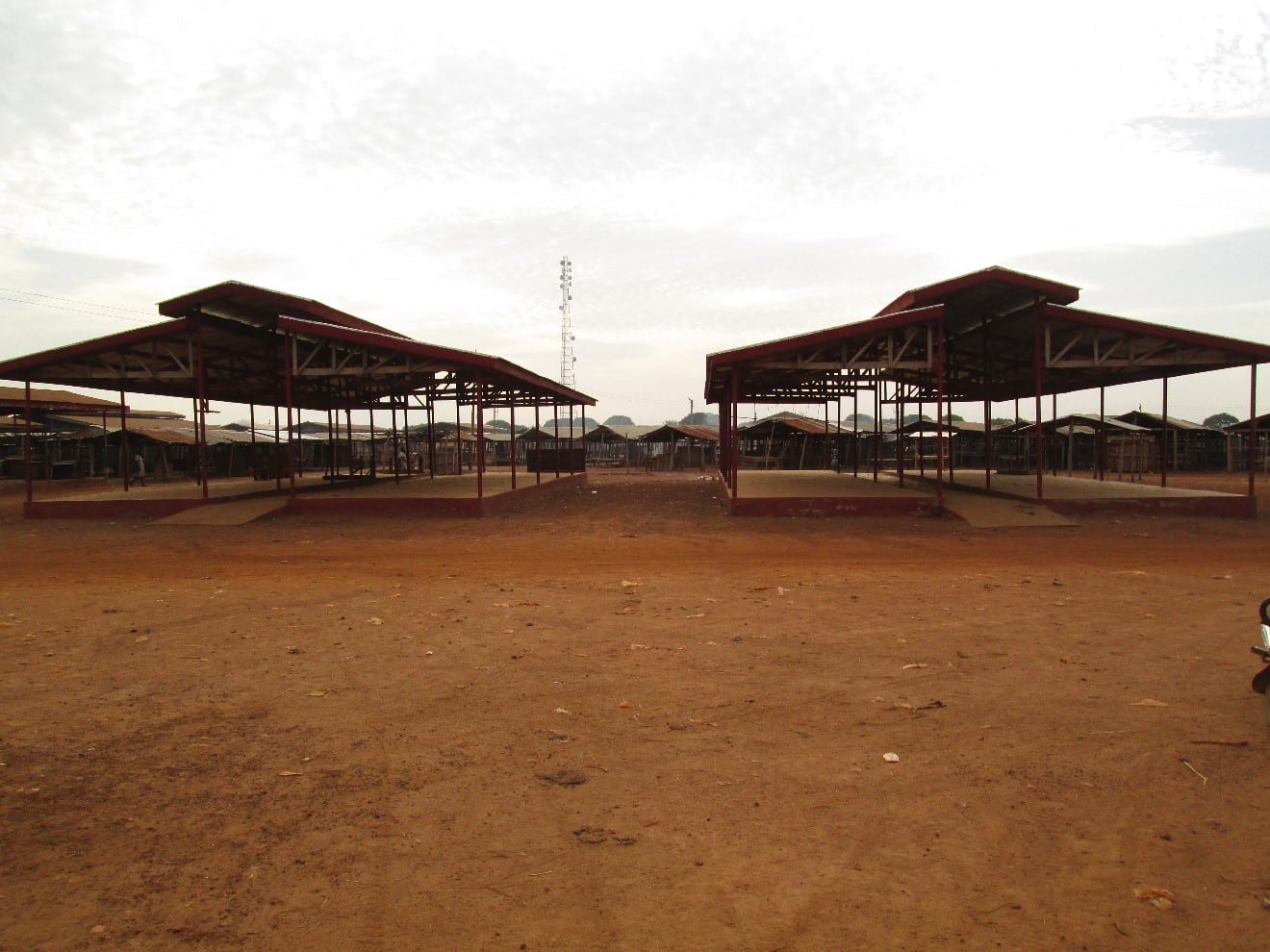 Construction of Market Sheds at Kpassa New Market