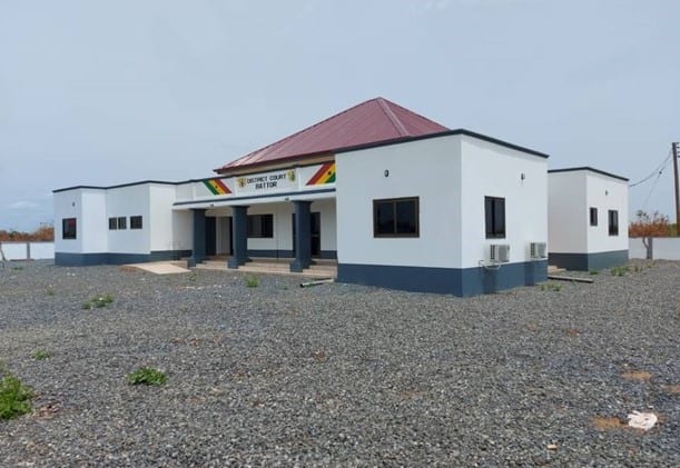 Construction of District Court at Battor