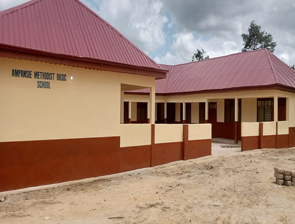 Construction of 1No. 6-Unit Classroom Block with Ancillary Facilities at Ampansie Methodist Basic School