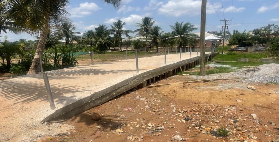 Construction Of A 40 Meter Footbridge At Aboaso. Green Project