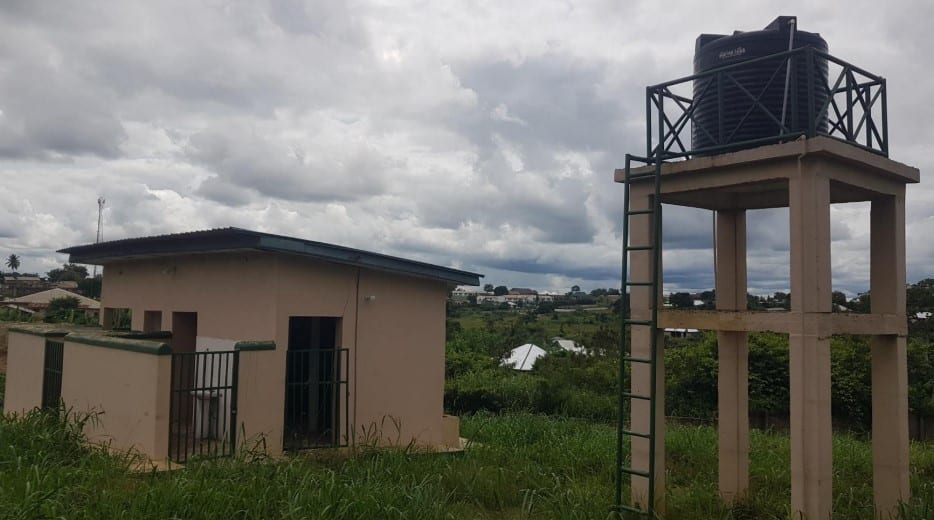 10 Seater Water Closet Toilet Facility at Namong SHTS
