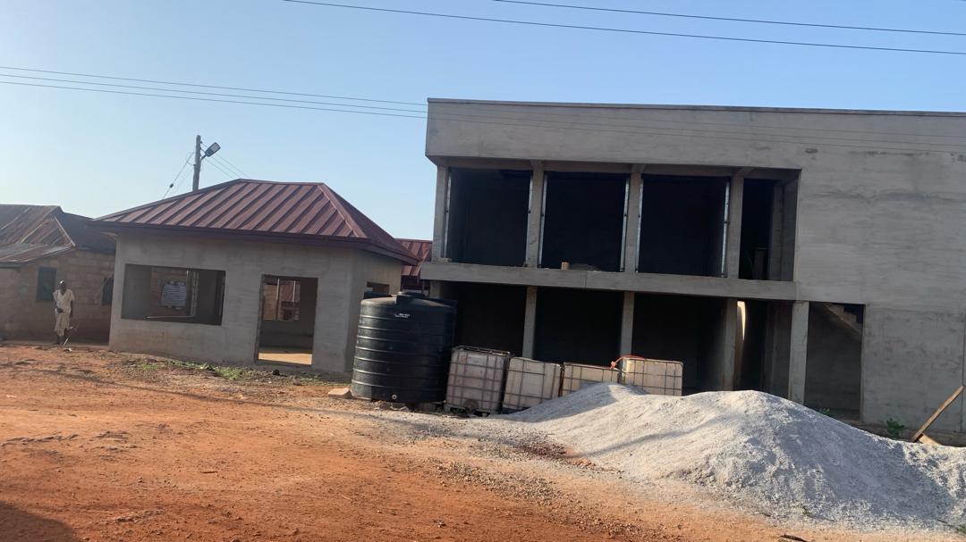 Construction of Market Structure at Nkenkaasu Daily Market