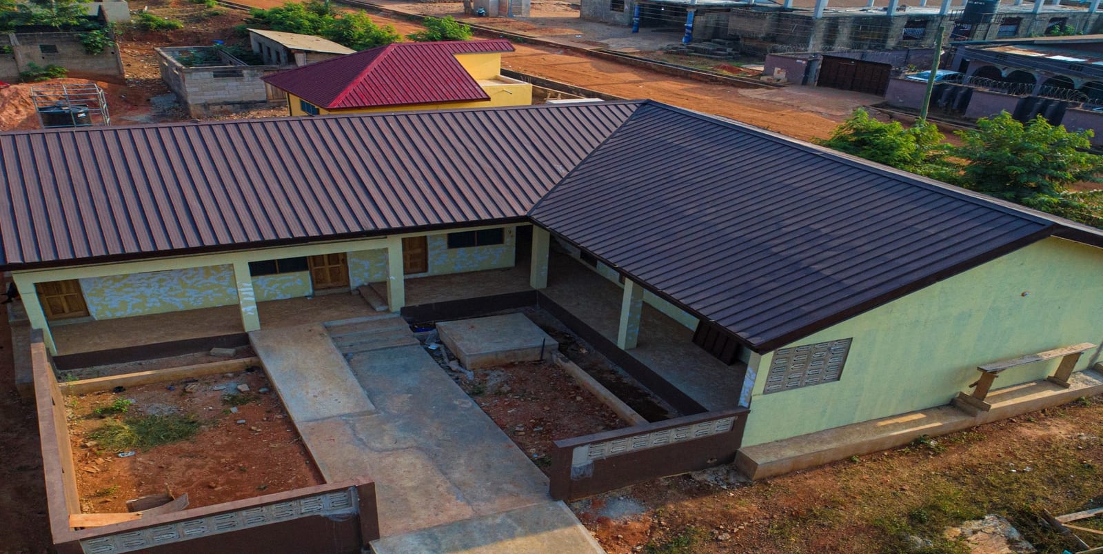 Construction of 2No. 2-Unit KG Classroom Block at Father Chrishe, Pankrono RC School