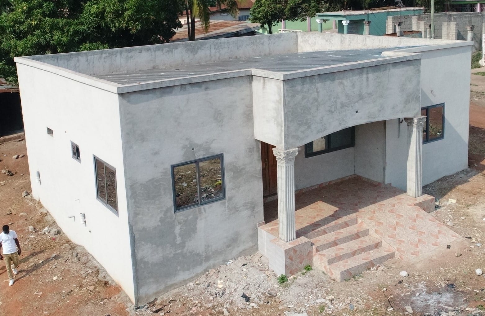 Construction of Police Post at Pankrono
