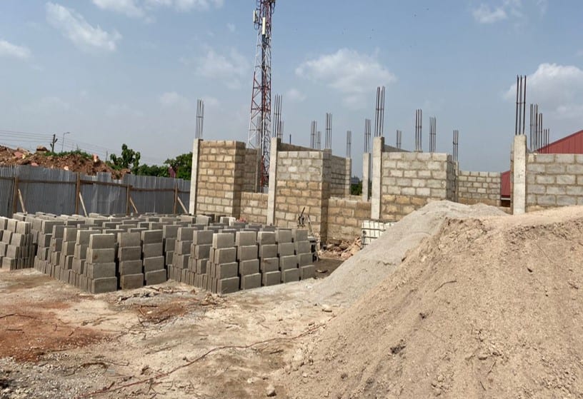 Construction of 3-Storey office for Education, Agriculture and Health Directorate at Old Tafo