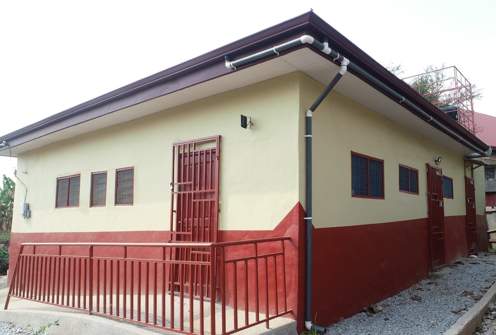 Construction of gender friendly household and institutional toilet facilities with water connection