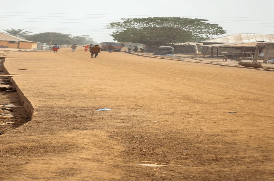 Construction of Badai to Konfourkrom Road