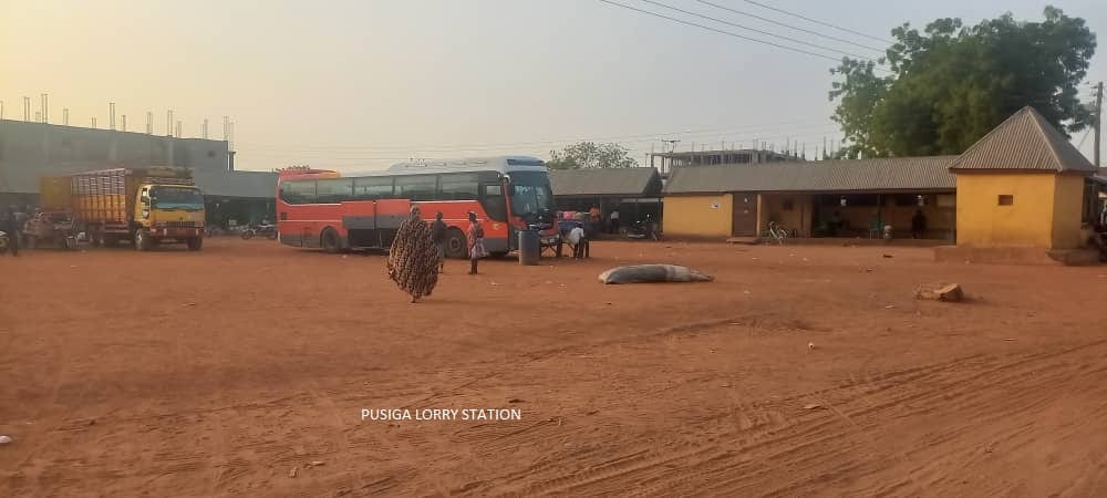 Lorry Station at Pusiga