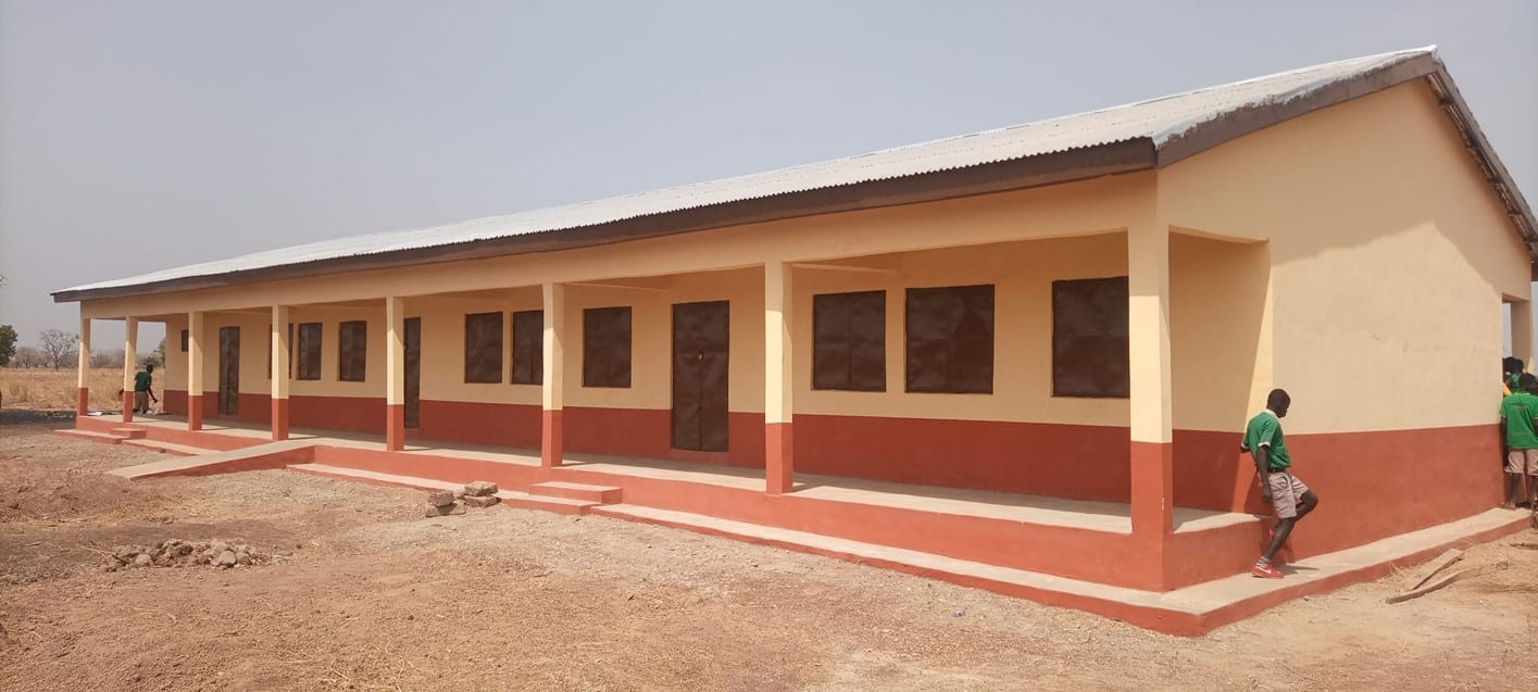 Construction of 3-unit classroom block at Natagu -Wapuli