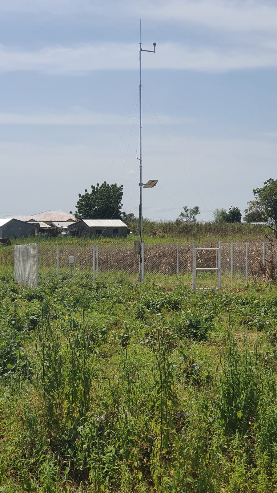 Deployment of Automatic Weather Station at Sawla
