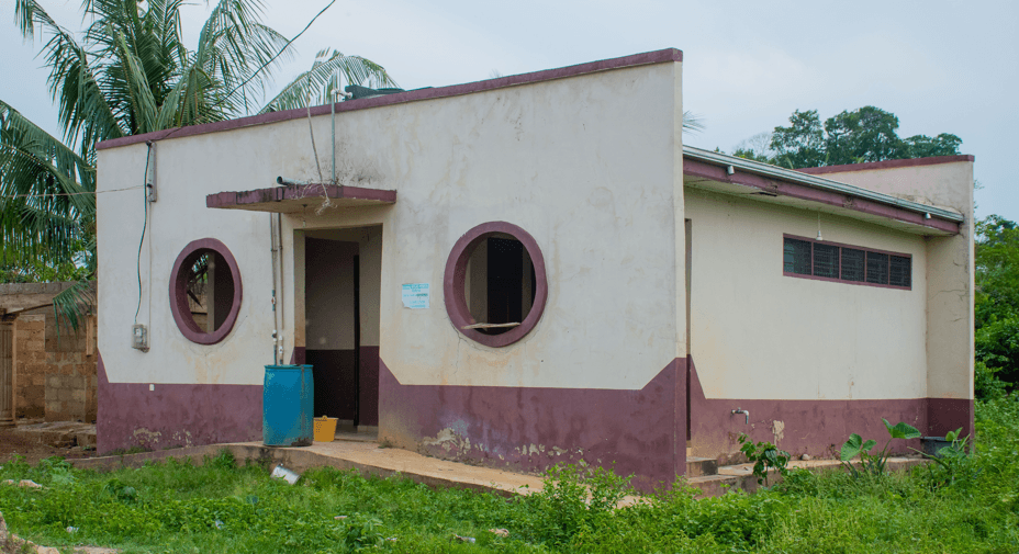 Construction of 10 Seater Water Closet Toilet Facility with Borehole at Sefwi-Akontombra Market
