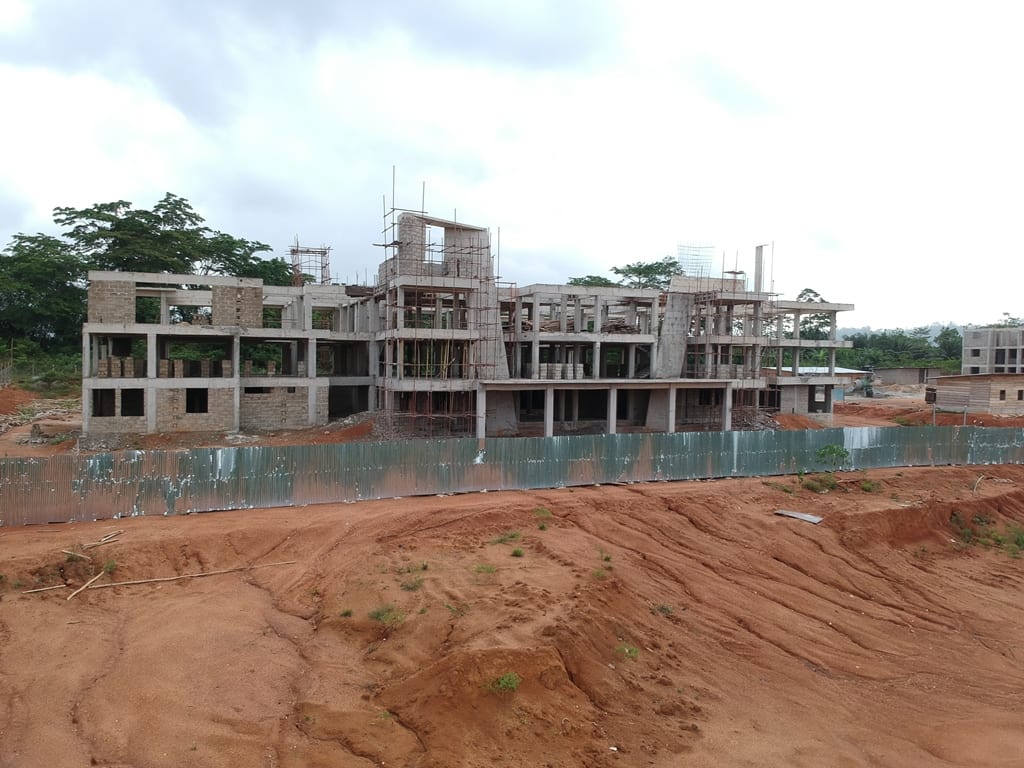 Construction of Regional Police Command at Old Adiembra
