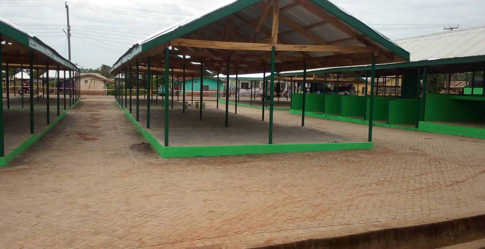 Construction of 4No. Open Market Sheds at Drobonso.
