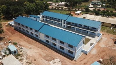 Construction of 416 capacity Two storey Boys dormatory block at Nsutaman Catholoc SHS