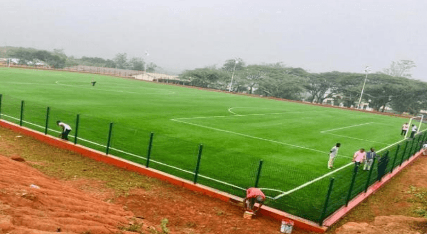 Construction of AstroTurf football Park at Kwamang