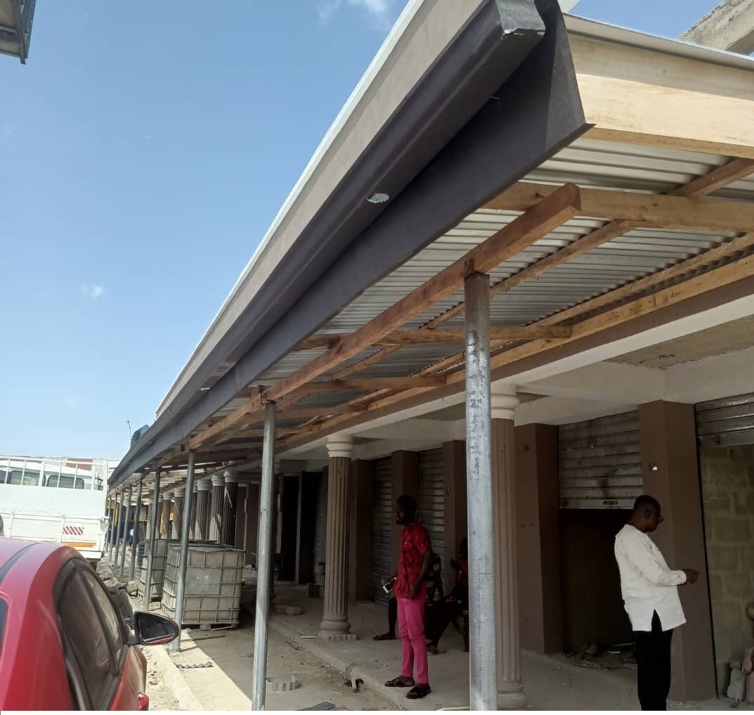 Construction of 120-Unit Market Stores at Effiduase Market