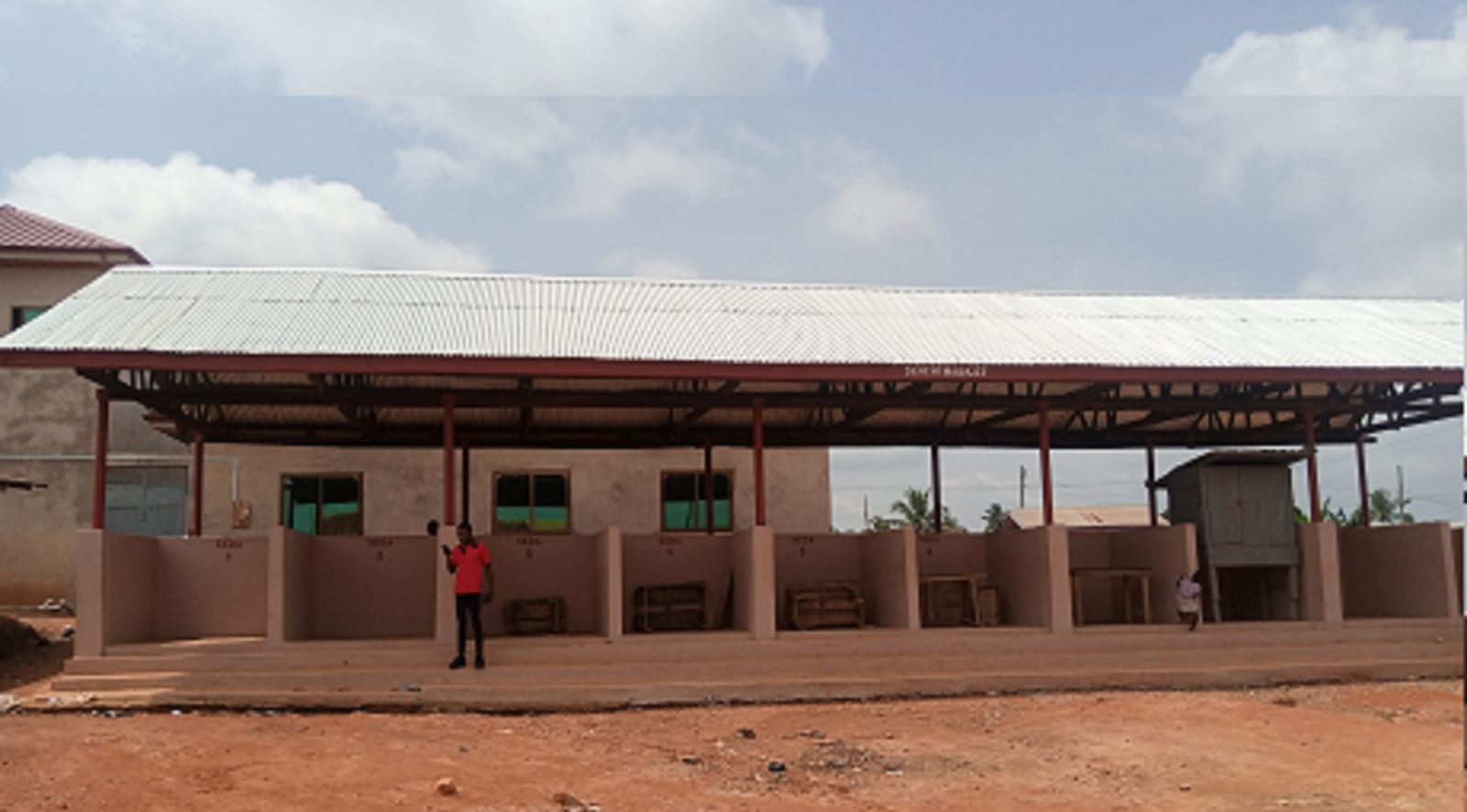 Construction of 1No. 20-Unit Market Shed at Senchi