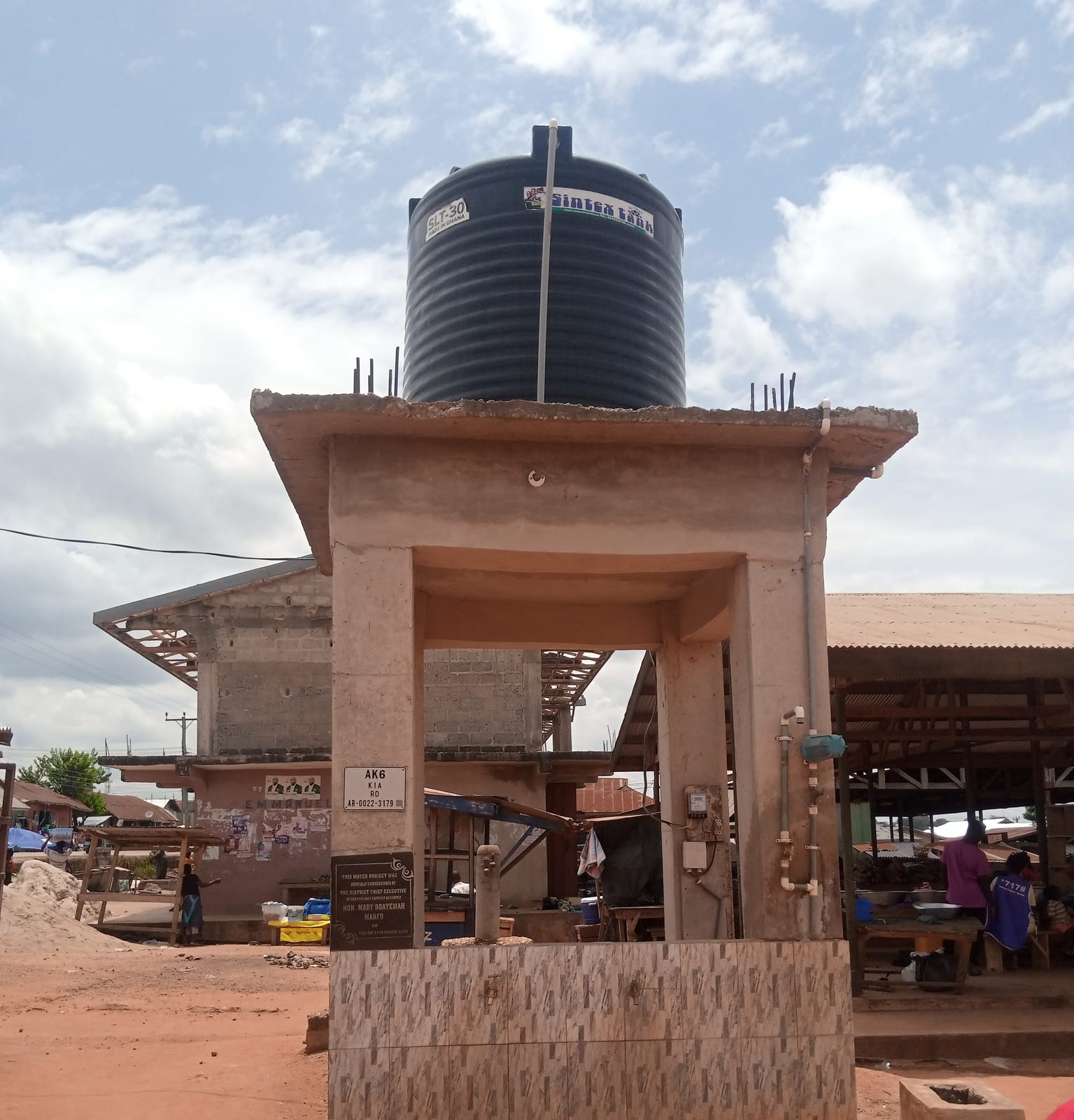 Drilling and Mechanization of Borehole at Asokore Market
