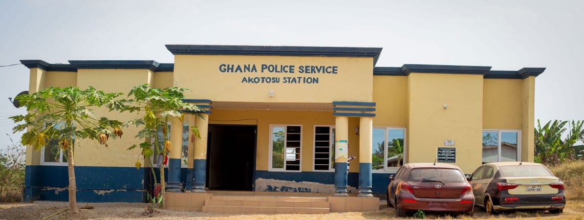 Construction of Police Station  at Akotosu
