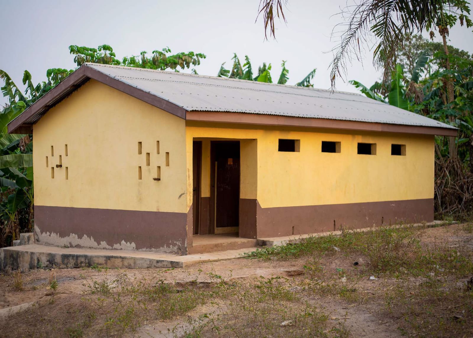 Construction of 12 Seater Aqua Privy Toilet at Aninangya