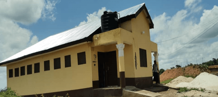 1No. 10-Seater Water Closet Toilet Facility at Kumawu Apebiakyere
