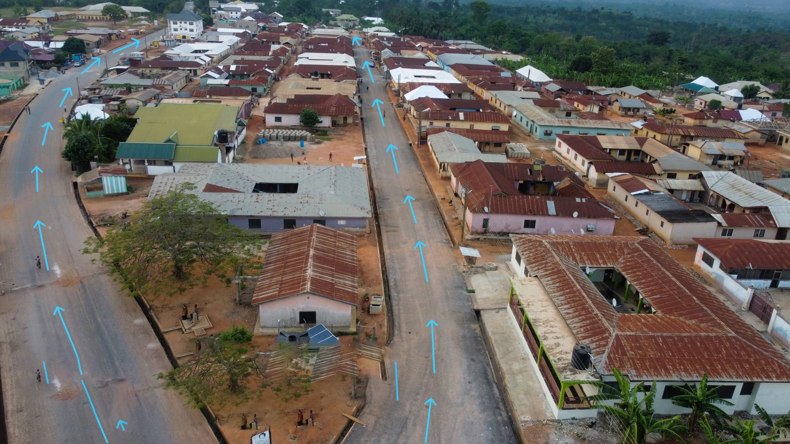 Surfacing of Akrofonso Town Roads