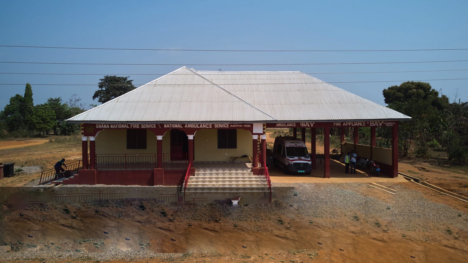 Construction of Fire and Ambulance Station at Agona