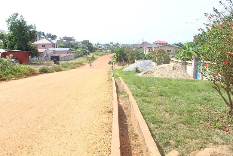 Construction of U-Drain at St. Benedict Area Upper Inchaban