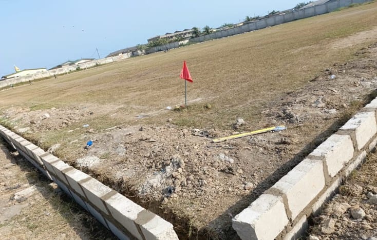 Construction of AstroTurf at Aboadze