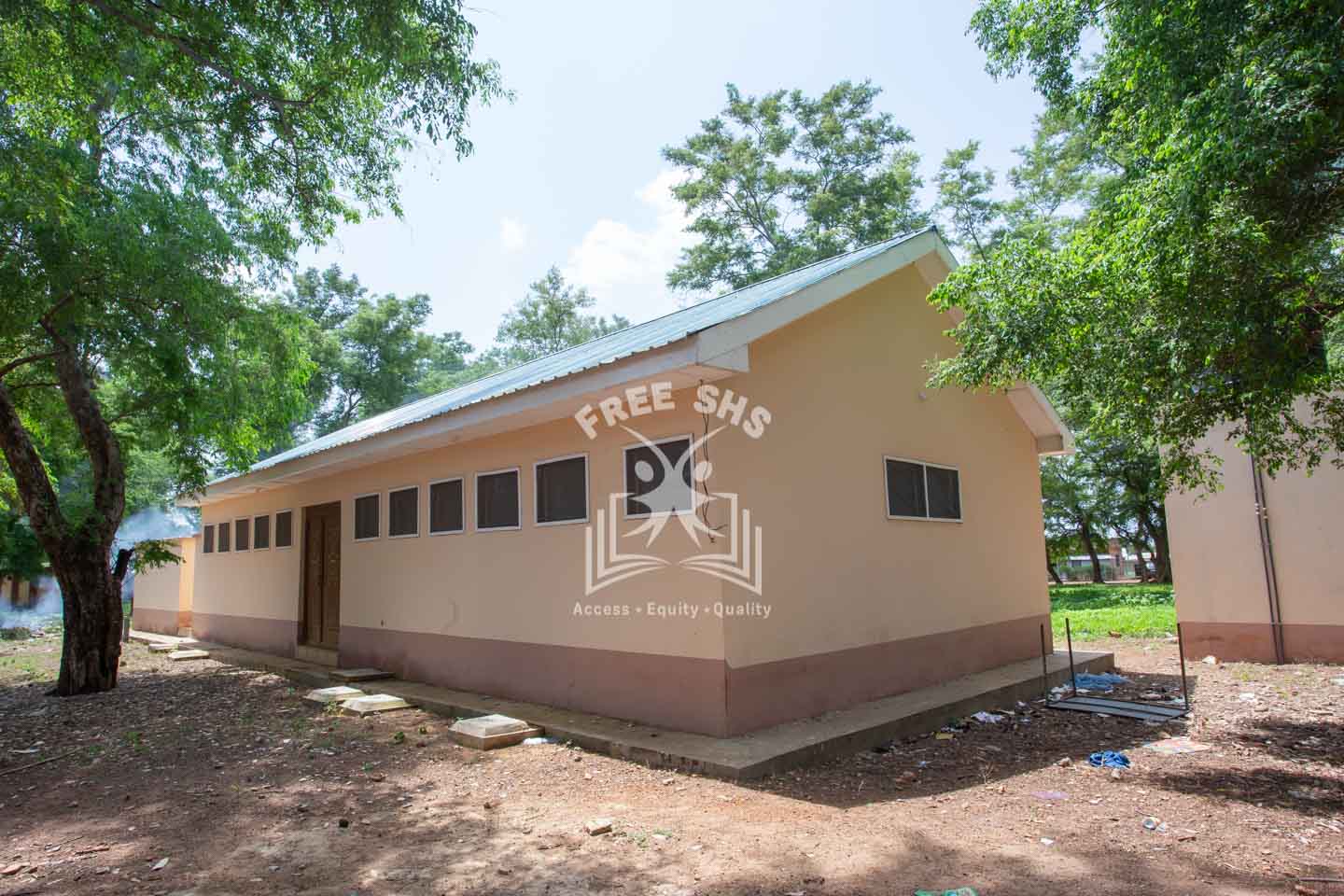 11-Seater Water Closet Toilet with Mechanized Borehole at Kanton SHS