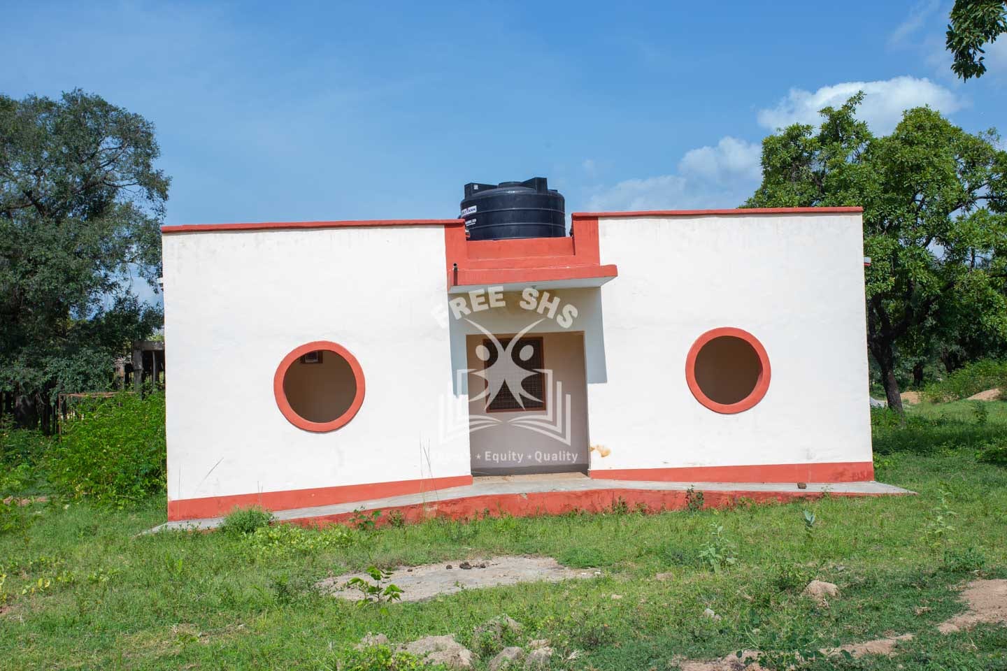 12-Seater Water Closet Toilet with Mechanized Borehole at Tumu SHTS