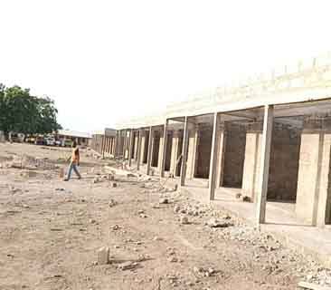 Completion of 1No.60-Unit market stores and a sluaghter house at Gwollu new market,