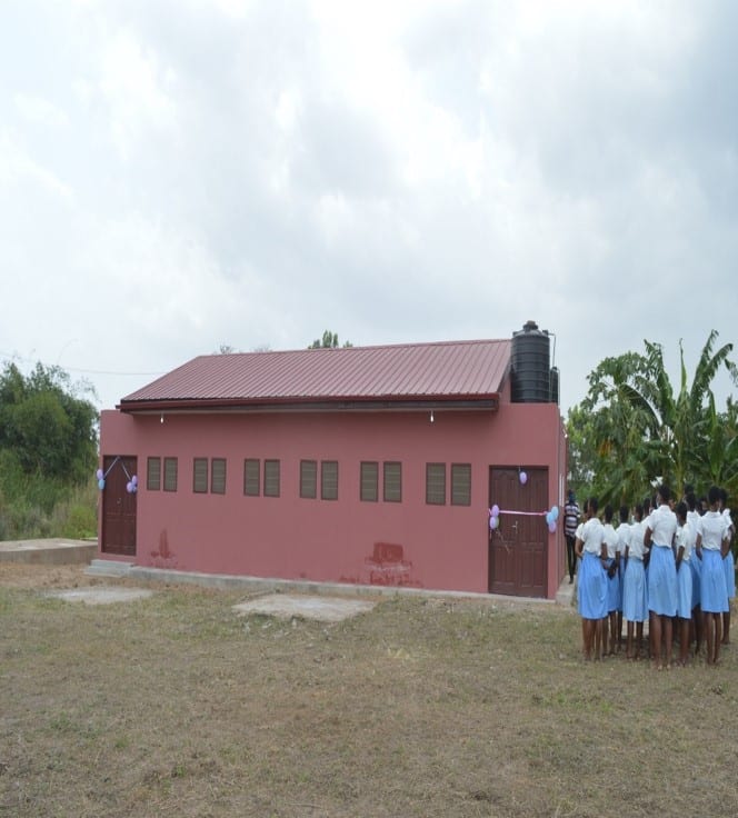 1No. 18-Shower Points and 12No. Water Closet at St. Catherine SHS at Agbakope