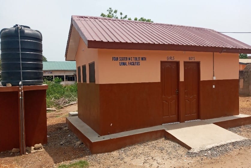 1No. 4-Seater Water Closet Toilet Facility at Sogakope D/A Primary 'C"