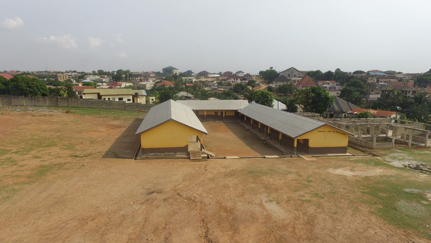 Construction of 1 No. 6-unit classroom block at Church of Christ MA Agogoso