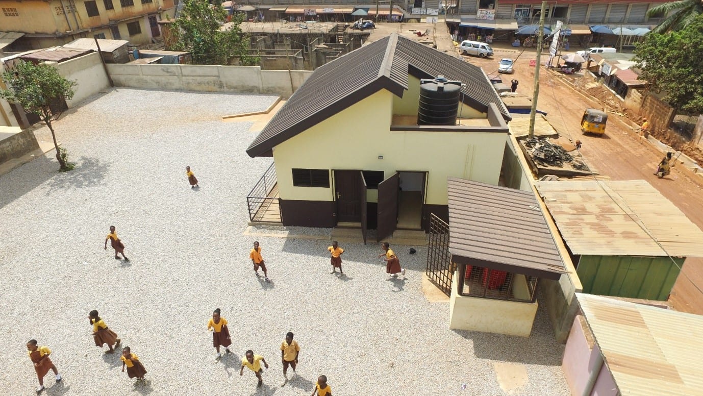 1 No. 10-seater toilet facility at Adadiem MA School
