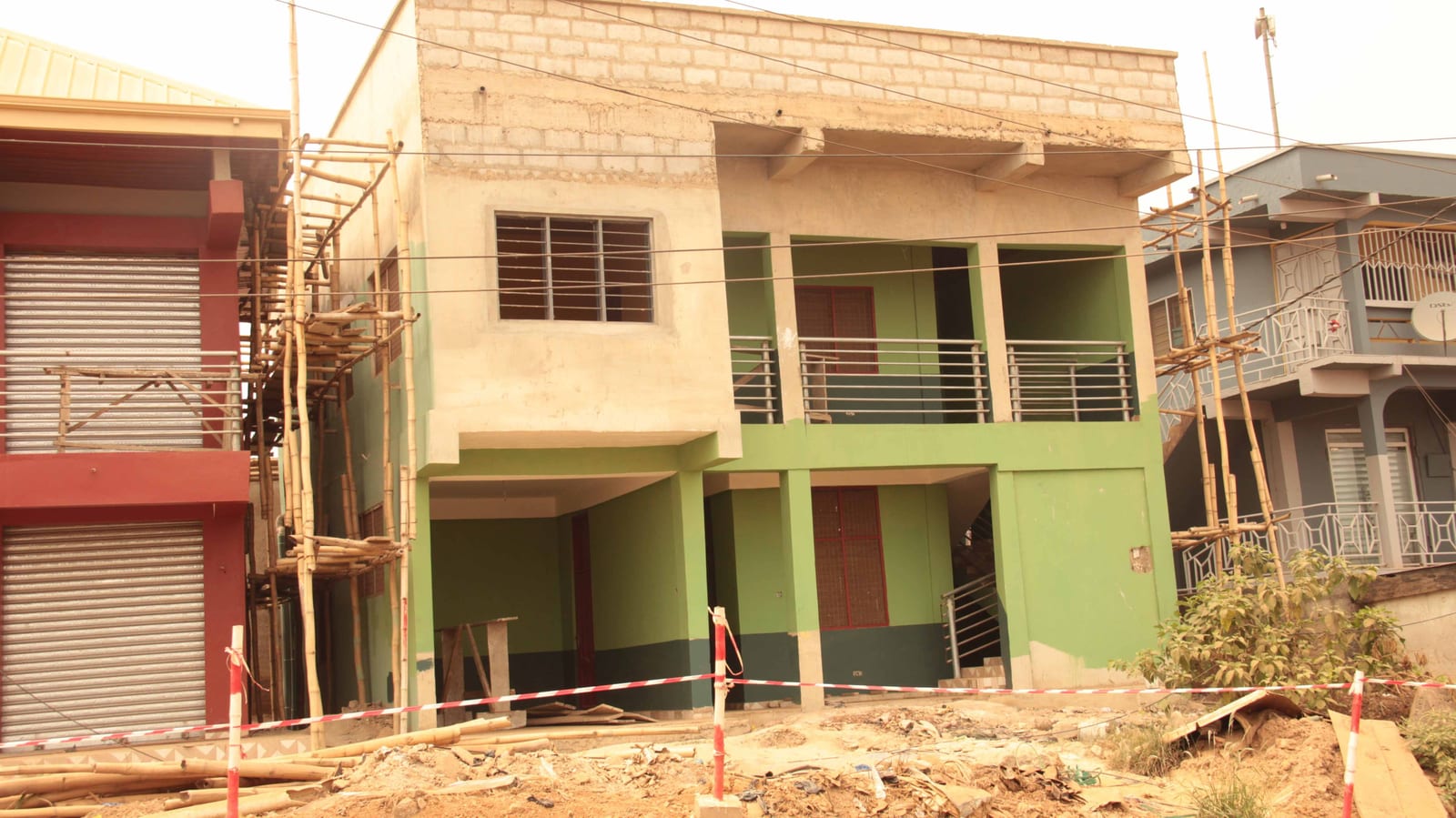 1 No. 2 Storey Ambulance Bay with Offices and Restroom at Tarkwa-Maakro