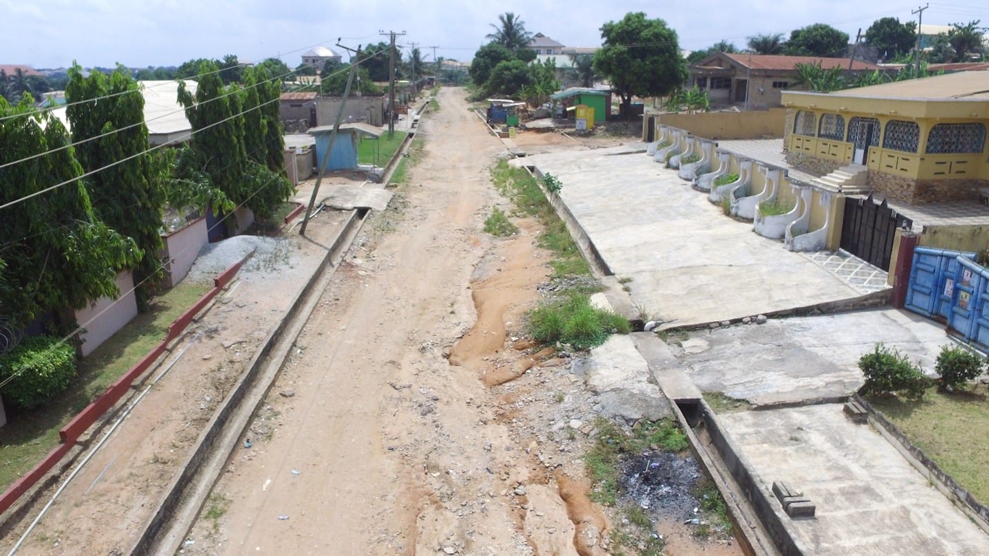 Construction of (4 km) U-drain at Breman Central