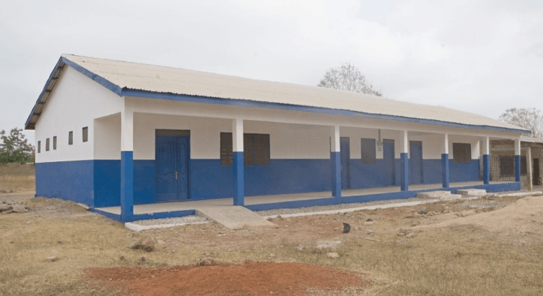 Construction of Kg Block at Nsawkaw Presby