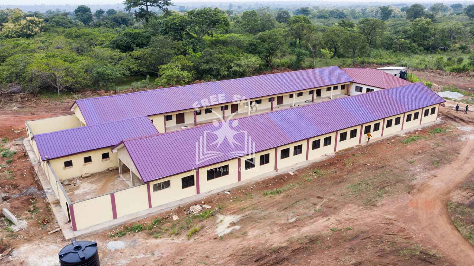 Getfund Emergency School Project at Nsawkaw SHS