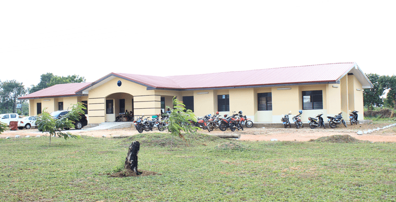 Library Block at Nsawkaw SHS