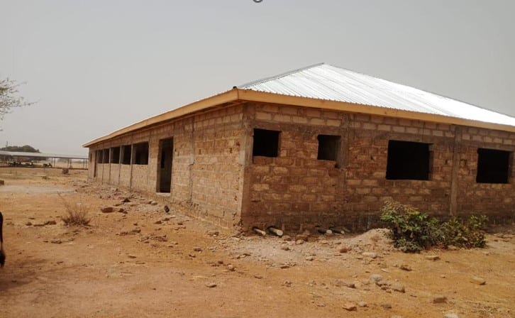 Construction of kids ward at Tongo Hospital