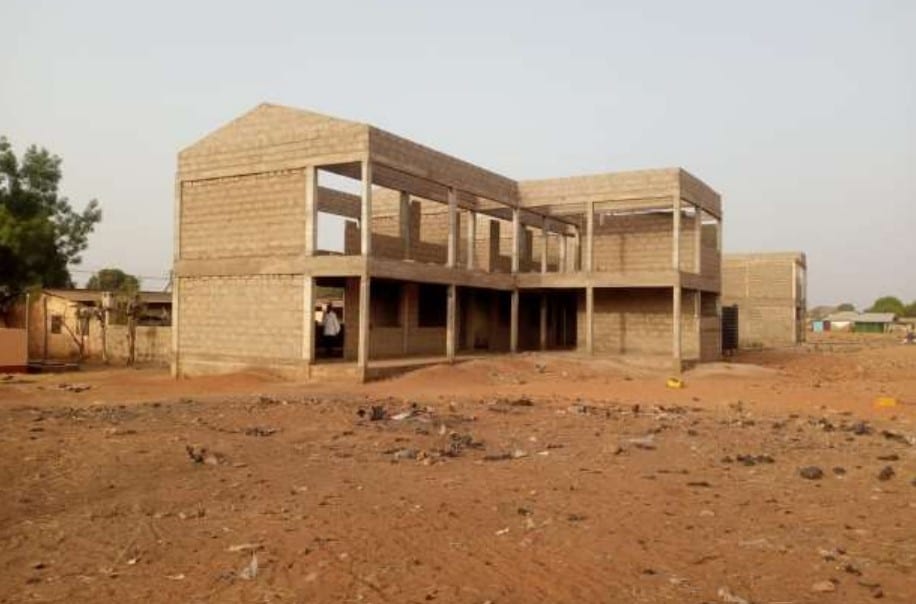 Construction of 12 unit classroom block at Sakasaka Cluster of schools