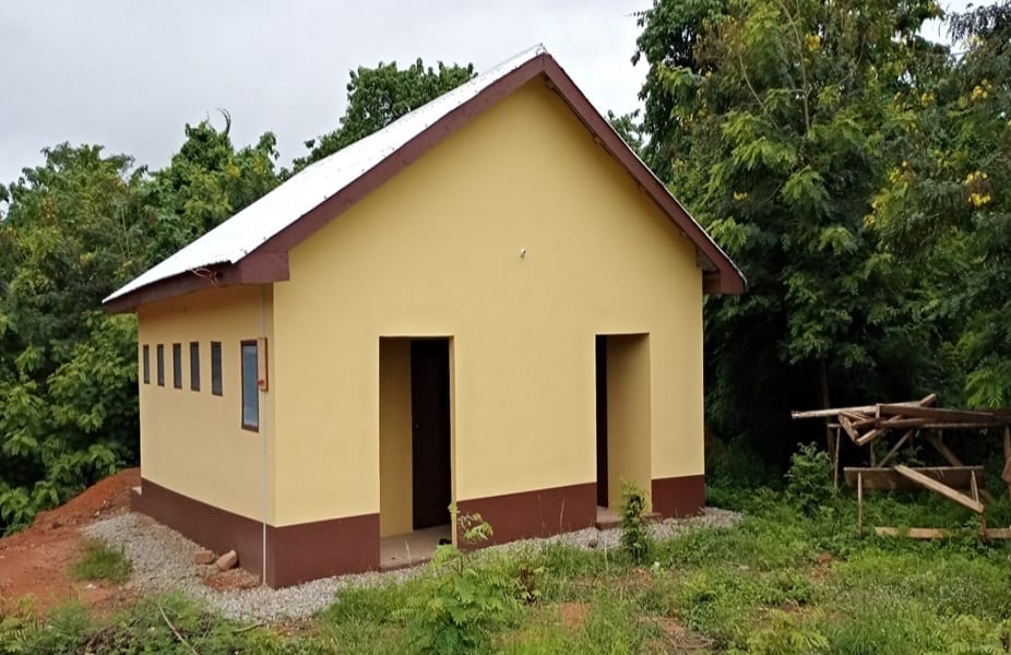 Construction of 1No. 10 Seater Aqua Privy at Asukese