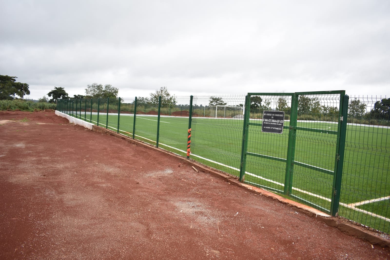 Construction of AstroTurf Park at Koforidua
