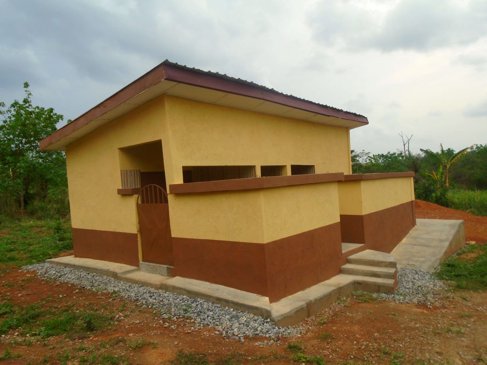 Construction of 4-Seater Toilet Block Facility at Nyamebeye L/A