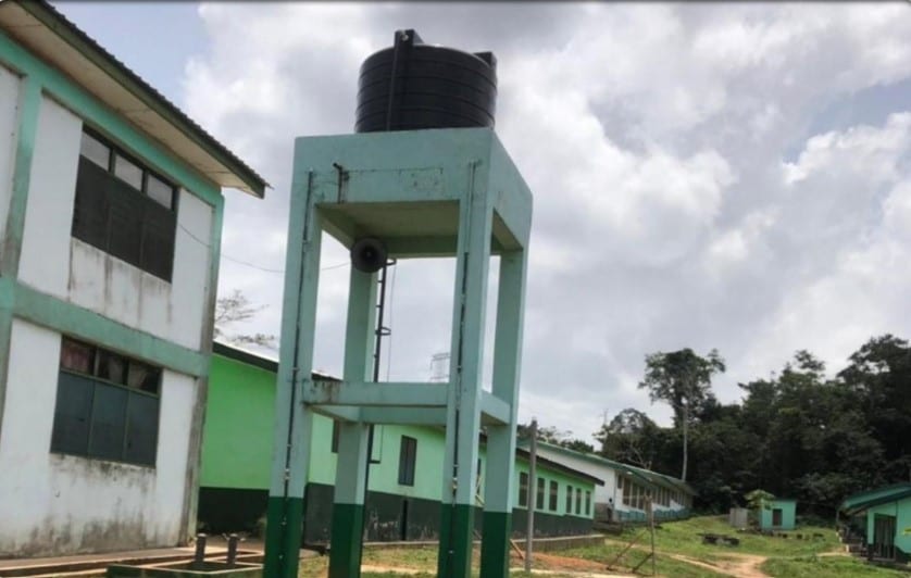 1No. Small Water System with Polytank at Benso SHS
