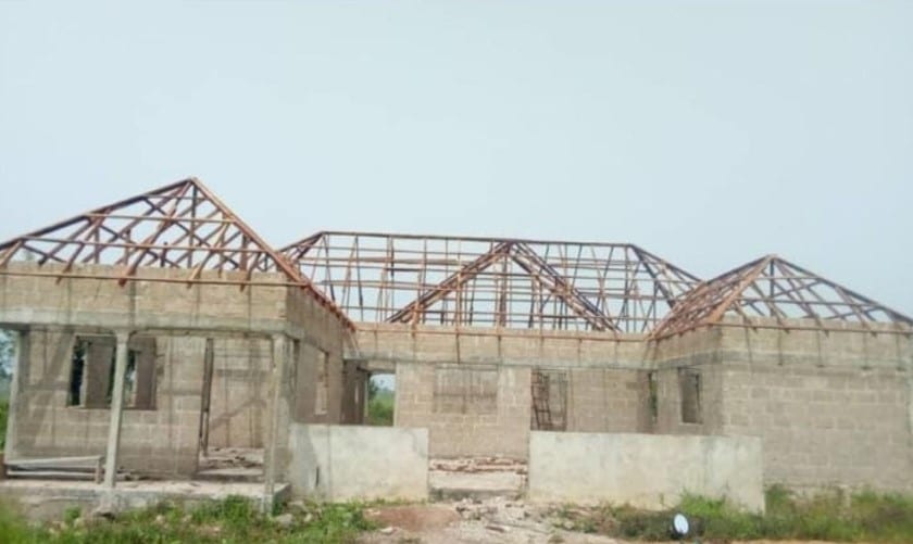 Construction of CHPS Compound at Yachado