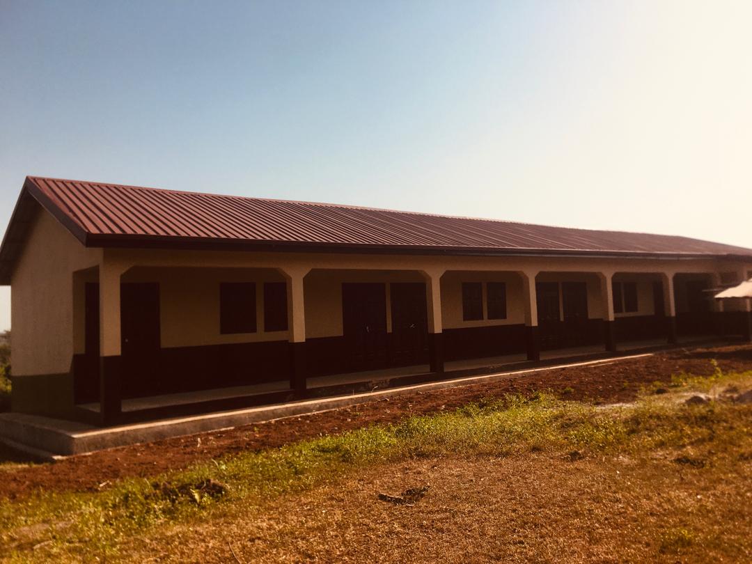 3 unit Classroom Block with Office, Store and Staff Common Room at Tanoanafo